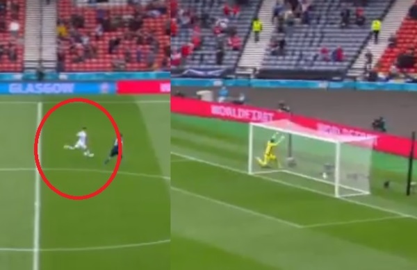 Impresionante: Gol desde la mitad de la cancha en la Eurocopa