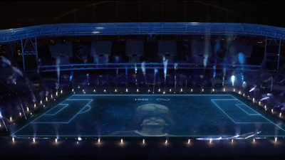 Emotivo homenaje para Diego Maradona