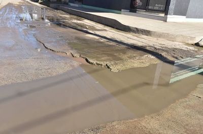 Hormigón hidráulico de G. 2.386 millones no duró ni un año - Nacionales - ABC Color