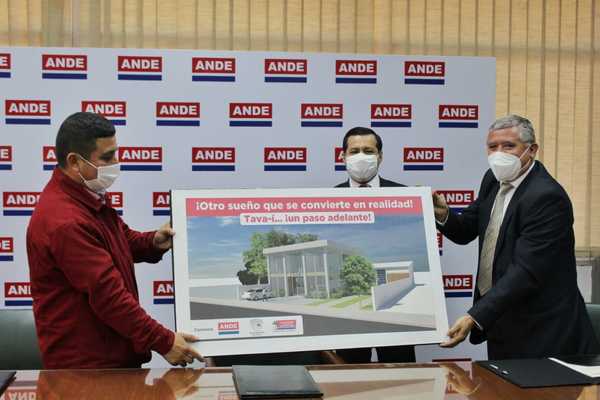 La ANDE construirá nueva Agencia Regional en Tava´i, Caazapá | .::Agencia IP::.