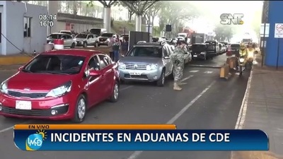 Incidentes en Aduanas de Ciudad del Este - SNT
