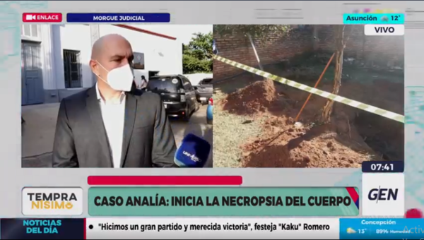 Diario HOY | Inicia el procedimiento de necropsia del cuerpo hallado ayer en la vivienda de la joven Analía Rodas