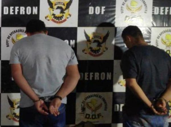 Caen dos paraguayos con droga en Coronel Sapucaia - Nacionales - ABC Color