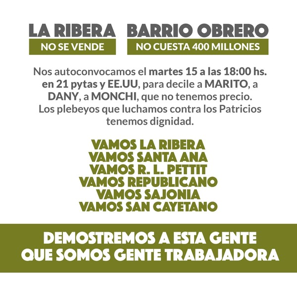 La Ribera no se vende, dicen ciudadanos que protestarán por audio filtrado sobre compra de votos - ADN Digital