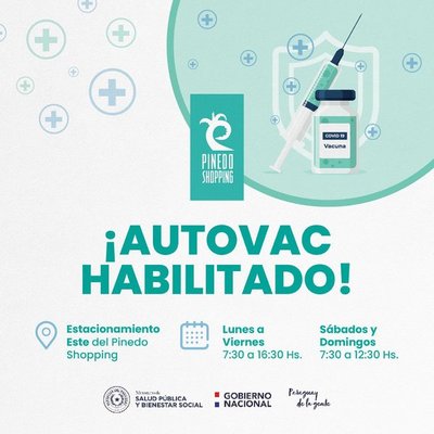 Se habilitó nuevo vacunatorio en Shopping Pinedo de San Lorenzo - El Trueno