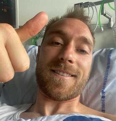 Christian Eriksen se dirige a los aficionados y aseguró que «está bien, dadas las circunstancias»