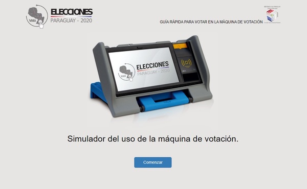 ¡Para ir probando! Así es el simulador de la máquina de votación con precandidatos oficiales - Megacadena — Últimas Noticias de Paraguay