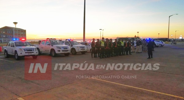 DIRECCIÓN DE POLICÍA ORDENA DESPLIEGUE DE SEGURIDAD EN ITAPÚA.