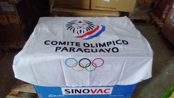 Paraguay recibe vacunas contra el coronavirus para delegación olímpica