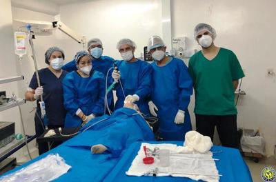 En el Hospital de Luque extrajeron cáscara de huevo que tragó niño de un año •