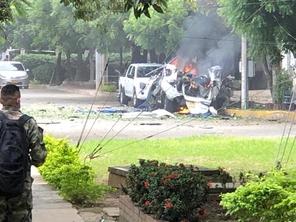 Alerta en Colombia por la explosión de un carro bomba