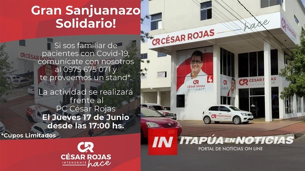 GRAN CIERRE CON CAMPAÑA SOLIDARIA DE CÉSAR ROJAS.