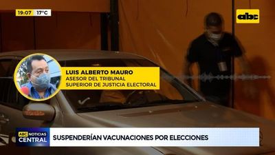 Suspenderían vacunaciones por elecciones internas - ABC Noticias - ABC Color