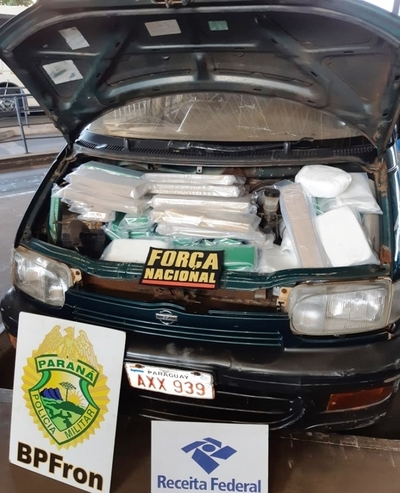 Intentó cruzar el PUENTE con 26 kilos de cocaína y 130 kilos de marihuana