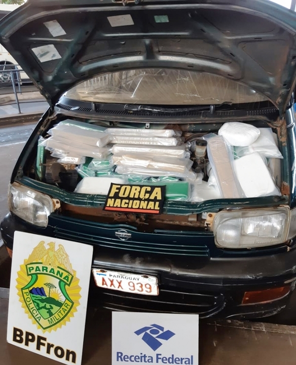 Intentó cruzar el PUENTE con 26 kilos de cocaína y 130 kilos de marihuana