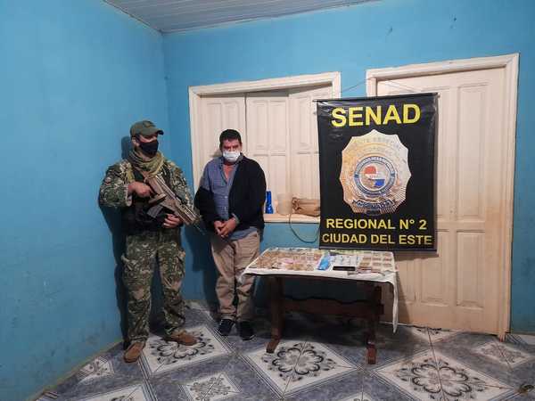 Detienen a proveedor de crack en Presidente Franco