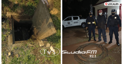 CAE HOMBRE QUE HURTABA CABLES EN ENCARNACIÓN