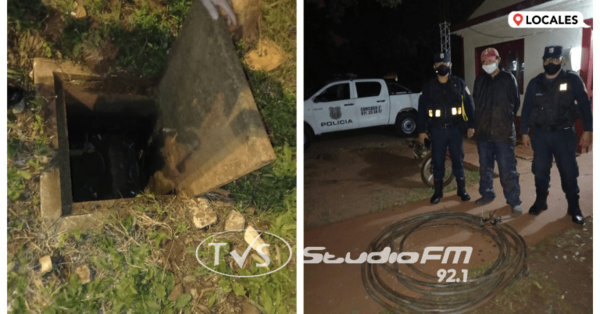CAE HOMBRE QUE HURTABA CABLES EN ENCARNACIÓN