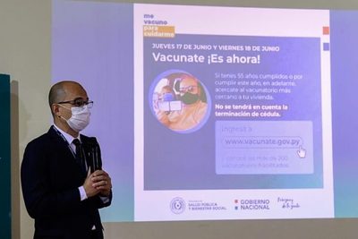 Jueves y viernes vacunaran a mayores de 55 años sin tener en cuenta número de C.I. | OnLivePy