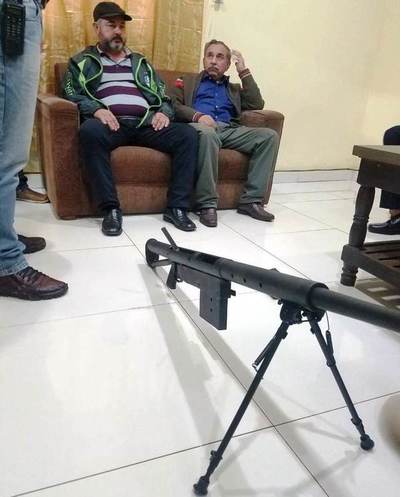 Incautan una AMETRALLADORA ANTIAÉREA en CDE