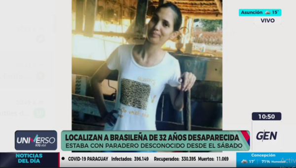 Diario HOY | Localizan a la brasileña desaparecida, Josimeire Vieira de Oliveira Lopes, de 32 años