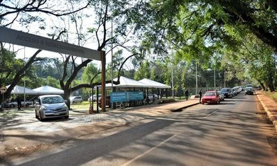 Acceso sur del Parque Lineal de CDE, habilitado exclusivamente para autovac