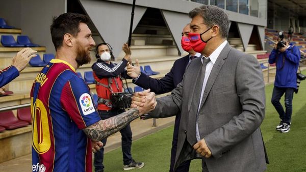 Joan Laporta: La renovación de Messi está en punto avanzado