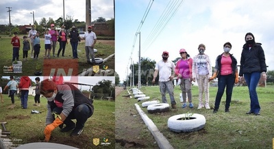 SAN JUAN DEL PNÁ: ARRANCÓ LA PLANTATÓN 2021 EN EL BARRIO LOMAS DEL SUR