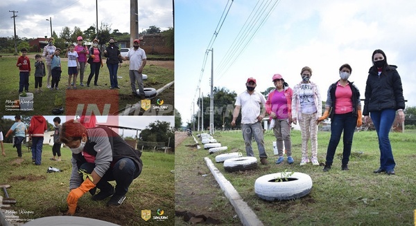 SAN JUAN DEL PNÁ: ARRANCÓ LA PLANTATÓN 2021 EN EL BARRIO LOMAS DEL SUR