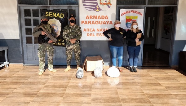 Detectan supuesta cocaína durante control fluvial en el este