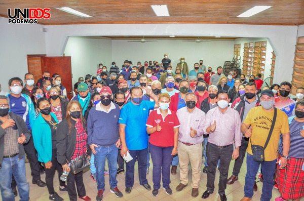 Federación de trabajadores de la vía pública ratifica su apoyo al Lic. Núñez