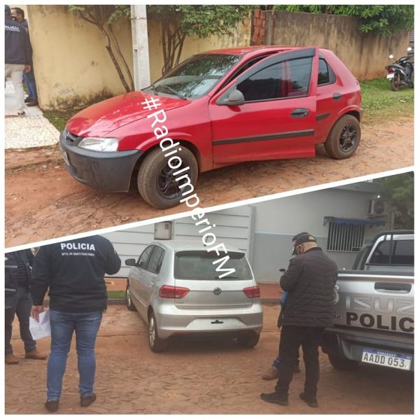 Recuperan vehículos robados a punta de arma de fuego en Ponta Porã