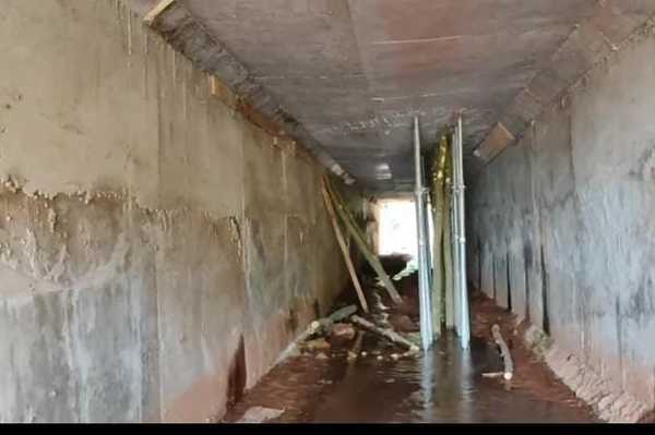 Piden informes sobre deteriorada obra de alcantarillado en Canindeyú | El Independiente