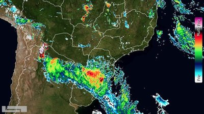 En Brasil ALERTAN sobre TEMPORAL con vientos de hasta 100 KM/h en Tres Fronteras