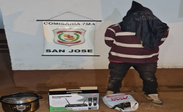 Delivery “especializado” en entrega de delincuente a la Policía