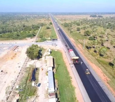 Rehabilitación del tramo Villeta km 40 – Alberdi transita su etapa final con el 90% obras concluidas | .::Agencia IP::.