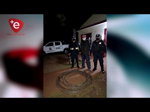 ROBAN Y COMERCIALIZAN CABLES SUBTERRÁNEOS EN ENCARNACIÓN