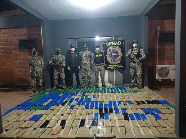 Incautan más de 300 kilos de marihuana en la desembocadura del Río Paraná