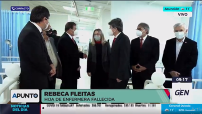 Diario HOY | Rebeca Fleitas, hija de la enfermera fallecida, sobre pabellón de contingencia inaugurada en Lambaré