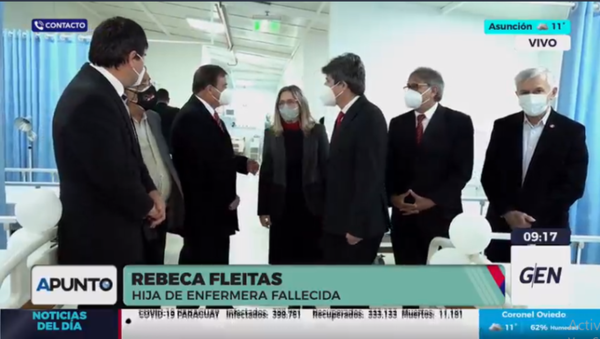 Diario HOY | Rebeca Fleitas, hija de la enfermera fallecida, sobre pabellón de contingencia inaugurada en Lambaré