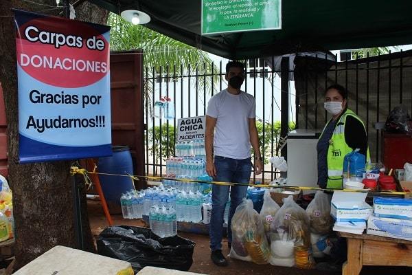 Constructora de las Oficinas del Gobierno dona víveres a distintas instituciones