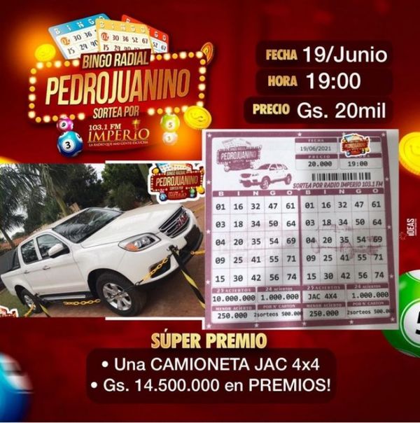 Bingo Radial Pedrojuanino le regala a PAPÁ un premio tan grande como él