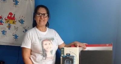 La Nación / Tras pedido solidario José Zaván recibió una notebook para continuar sus estudios