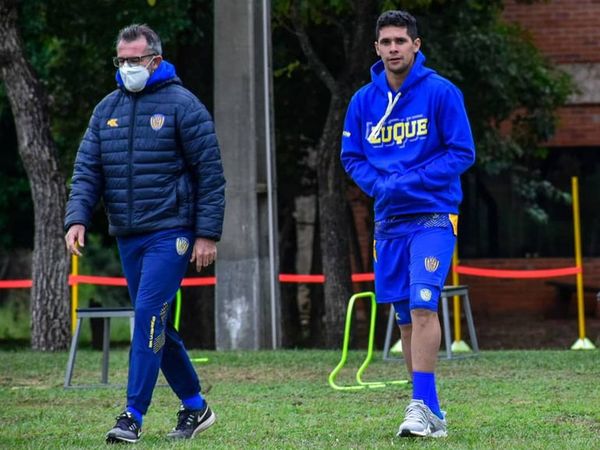 Blas Díaz: regreso y primer día de entrenamiento - Sportivo Luqueño - ABC Color