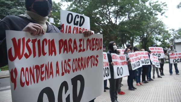 Ciudadanos exigen condena para el procesado Óscar Gonzalez Daher