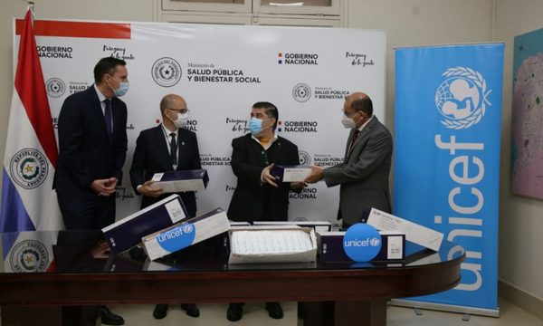 UNICEF dona 540.000 jeringas para fortalecer plan de vacunación contra la Covid-19