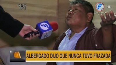 Albergue: Por primera vez supo qué es el calor de una frazada