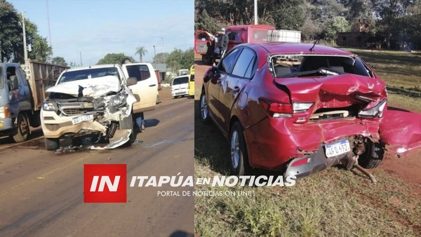 ACCIDENTE DE TRÁNSITO EN ZONA DE PIRAPEY KM 41.