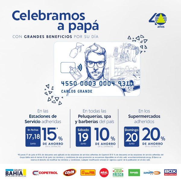 Celebramos a Papá con grandes beneficios en su día | Ñanduti