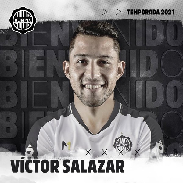 Víctor Ezequiel Salazar, confirmado como refuerzo de Olimpia